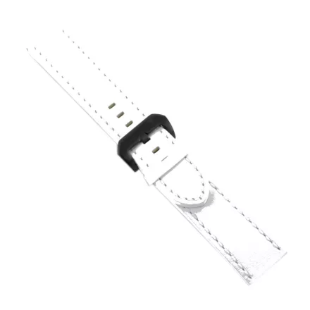 Ingersoll Ersatzband Óra Karóra bőr fehér dornkapcsoló Bison N59 24 mm