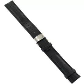   Ingersoll Ersatzband Óra Karóra bőr fekete Kroko Faltschl. Si 21mm XL
