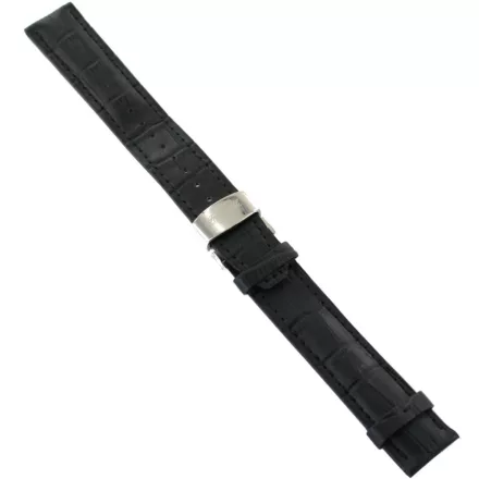 Ingersoll Ersatzband Óra Karóra bőr fekete Kroko Faltschl. Si 21mm XL