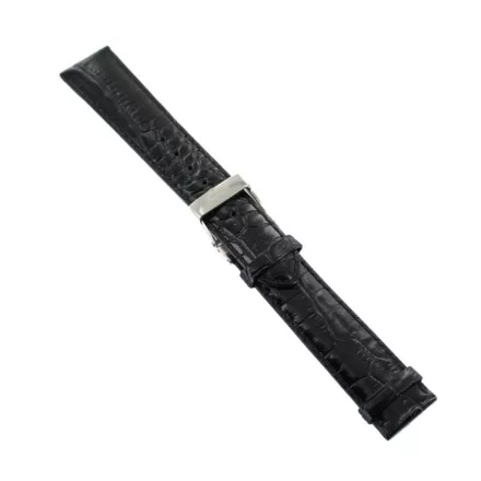 Ingersoll Ersatzband Óra Karóra bőr fekete g. Kroko Faltschl. Si 20 mm