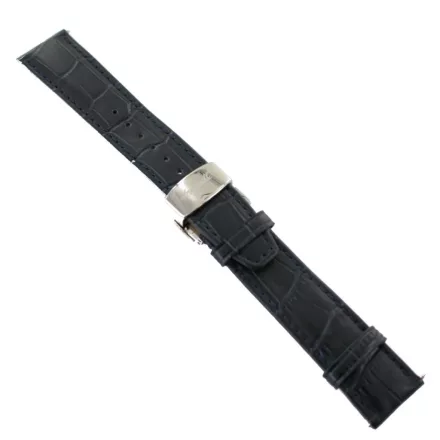 Ingersoll Ersatzband Óra Karóra bőr kék Kroko Faltschl. 24 mm