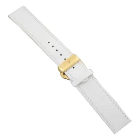   Ingersoll Ersatzband Óra Karóra bőr fehér Kroko Faltschl. arany 22 mm