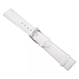   Ingersoll Ersatzband Óra Karóra bőr fehér Kroko Faltschl. Si 20 mm