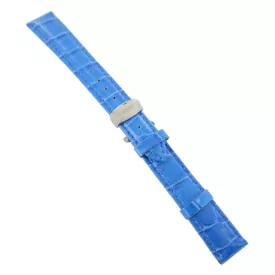   Ingersoll Ersatzband Óra Karóra bőr kék Kroko Faltschl. Si 16 mm