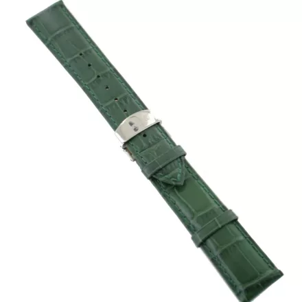 Ingersoll Ersatzband Óra Karóra bőr zöld matt Kroko Faltschl. Si 22 mm