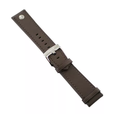 Ingersoll Ersatzband Óra Karóra bőr barna Niete dornkapcsoló Si 24 mm