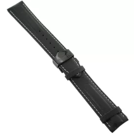  Ingersoll Ersatzband Óra Karóra bőr fekete Naht zöld Faltschl. rosegold 22 mm