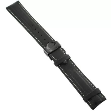 Ingersoll Ersatzband Óra Karóra bőr fekete Naht zöld Faltschl. rosegold 22 mm