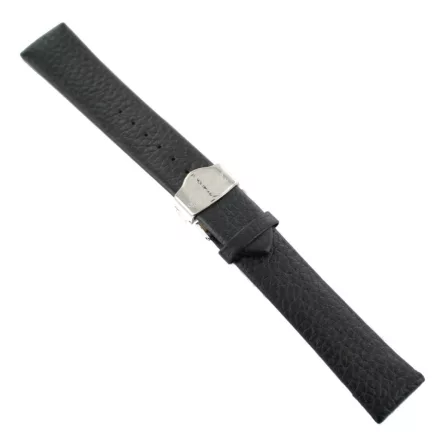Ingersoll Ersatzband Óra Karóra bőr fekete o. Naht Faltschl. Si 20 mm