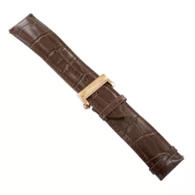   Ingersoll Ersatzband Óra Karóra bőr barna gl. Kroko Faltschl. rosegold 24 mm