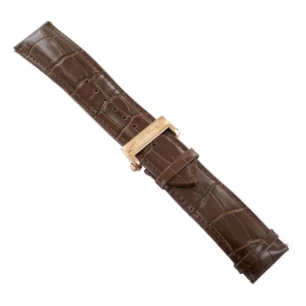 Ingersoll Ersatzband Óra Karóra bőr barna gl. Kroko Faltschl. rosegold 24 mm