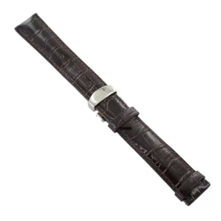 Ingersoll Ersatzband Óra Karóra bőr barna glänzend Kroko Faltschl. Si 20 mm
