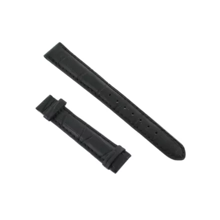 Ingersoll Ersatzband Óra Karóra bőr fekete Kroko 16 mm