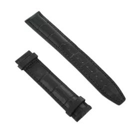 Ingersoll Ersatzband Óra Karóra bőr fekete Kroko 21 mm XL