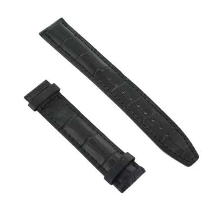 Ingersoll Ersatzband Óra Karóra bőr fekete Kroko 21 mm XL