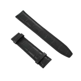 Ingersoll Ersatzband Óra Karóra bőr fekete Kroko 22 mm XL