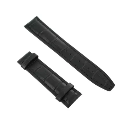 Ingersoll Ersatzband Óra Karóra bőr fekete Kroko 22 mm XL