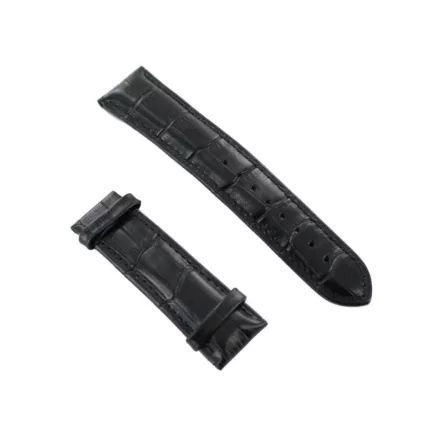 Ingersoll Ersatzband Óra Karóra bőr fekete glänzend Kroko 22 mm