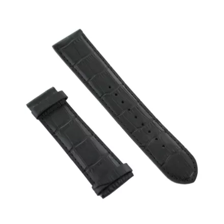 Ingersoll Ersatzband Óra Karóra bőr fekete matt Kroko 24 mm