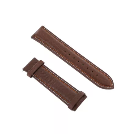 Ingersoll Ersatzband Óra Karóra bőr barna Naht fehér / narancssárga 22 mm