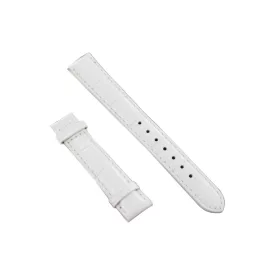 Ingersoll Ersatzband Óra Karóra bőr fehér Kroko 16 mm