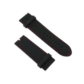 Ingersoll Ersatzband Óra Karóra fekete Naht rot 26 mm