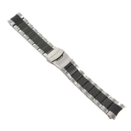 Ingersoll Ersatzband Óra Karóra nemesacél Faltschl. ezüst Bison No.12 22 mm