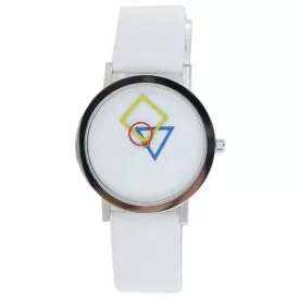 Aristo Bauhaus Női óra nemesacél 4D85W bőr fehér