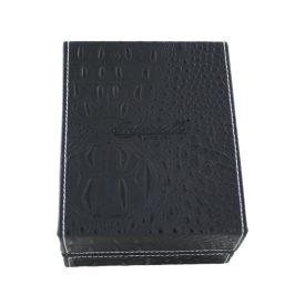   Ingersoll Uhrenbox közepes V1111 bőr fekete Kroko weisse Naht