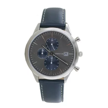 Bering férfi óra karóra Kronográf - 16042-607 bőr