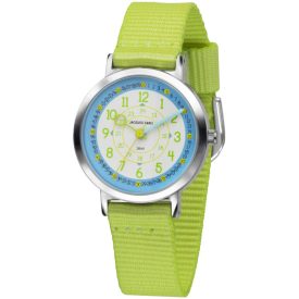  JACQUES FAREL gyerek óra karóra analóg Textilband KOP 05 zöld