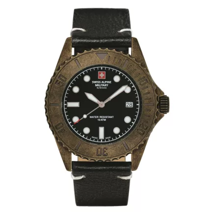 Swiss Alpine Military férfi óra analóg Vintage 7051.1587SAM bőr