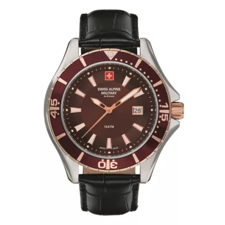 Swiss Alpine Military férfi óra analóg 7040.1556SAM bőr
