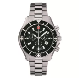   Swiss Alpine Military férfi óra Kronográf analóg 7040.9137SAM nemesacél