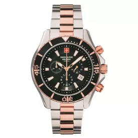   Swiss Alpine Military férfi óra Kronográf analóg 7040.9157SAM nemesacél