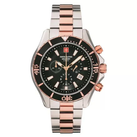 Swiss Alpine Military férfi óra Kronográf analóg 7040.9157SAM nemesacél