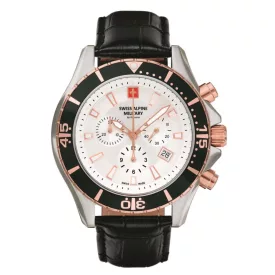   Swiss Alpine Military férfi óra Kronográf analóg 7040.9552SAM bőr