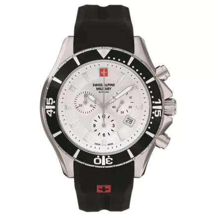 Swiss Alpine Military férfi óra Kronográf analóg 7040.9832SAM Siikon