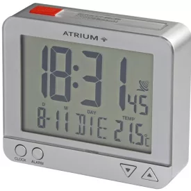 ATRIUM óra Funkwecker A760-19 Nachtlicht Temperatur ezüst