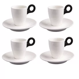 Smalto Designer Espressotassen 4er szett