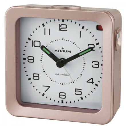 ATRIUM Wecker analóg Funkwecker A660-17 fény Snooze rosegold