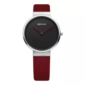   Bering Unisex férfi női óra karóra vékony klasszikus - 14531-642-1 bőr