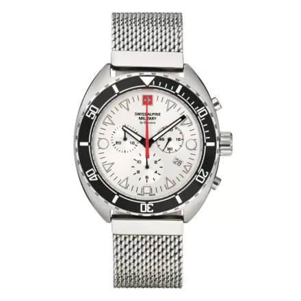 Swiss Alpine Military férfi óra Kronográf analóg 7066.9132SAM nemesacél