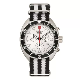   Swiss Alpine Military férfi óra Chrono analóg 7066.9632SAM -karkötő