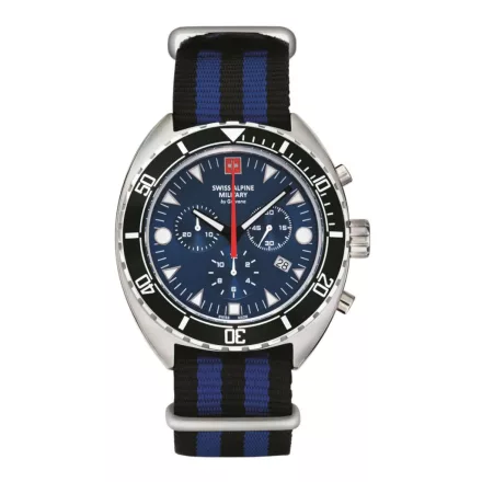 Swiss Alpine Military férfi óra Chrono analóg 7066.9635SAM -karkötő
