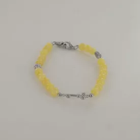   EDC by Esprit Női karkötő nemesacél Kunstperlen sárga ESBR031