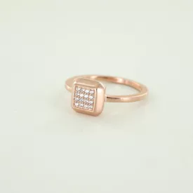   Esprit Női gyűrű nemesacél rosegold cirkónia Gr.56 ESRG024