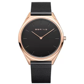   Bering Unisex férfi női óra karóra klasszikus - 17039-166 Meshband