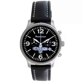   Aristo férfi Messerschmitt óra Kronográf Boxer-Chrono ME-Boxer12 bőr