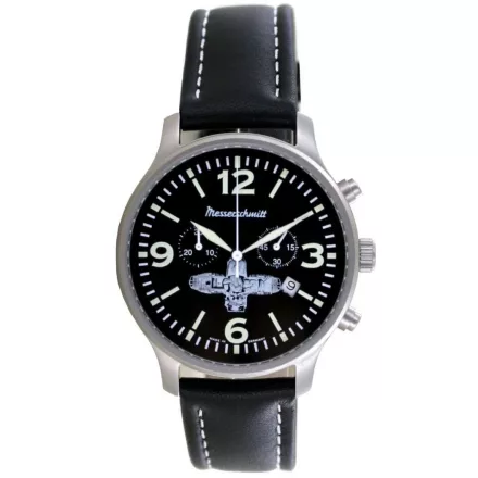 Aristo férfi Messerschmitt óra Kronográf Boxer-Chrono ME-Boxer12 bőr